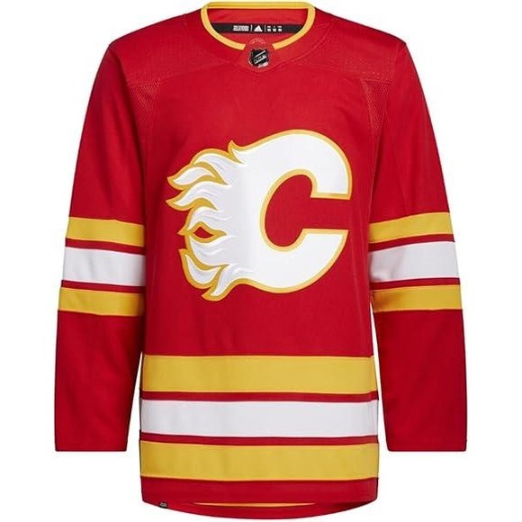 Other - Adidas Men's Size 54 XL Calgary Flames Aeroready Red Home Jersey